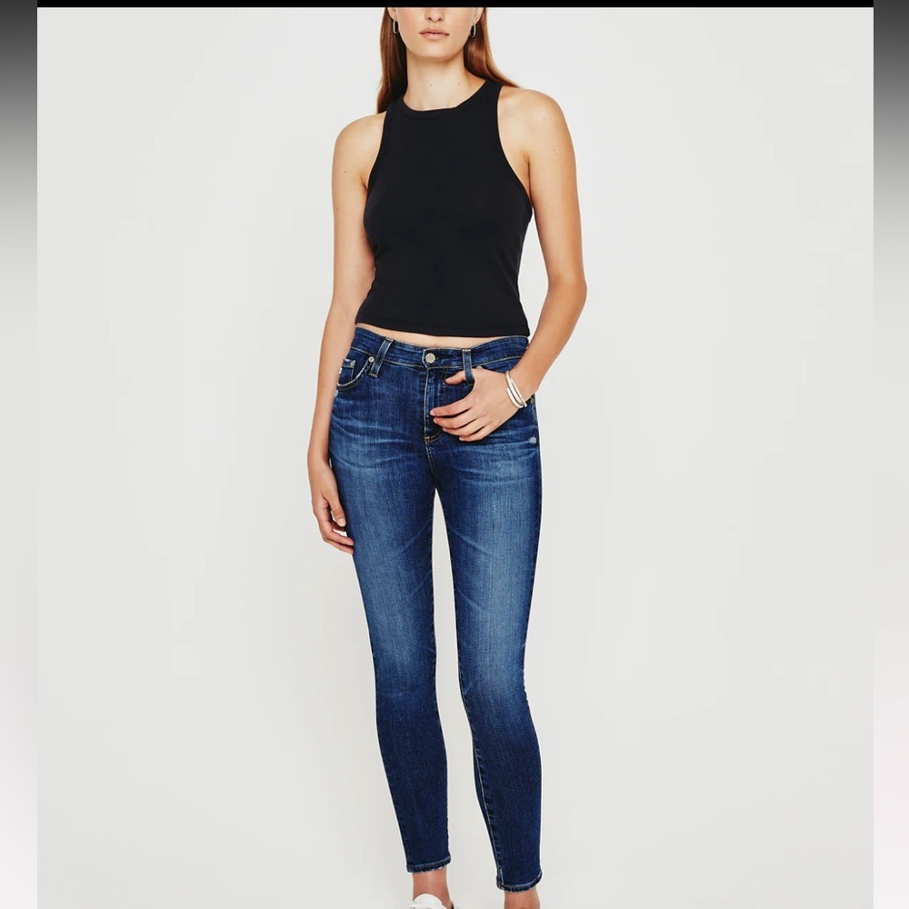 AG Womens Farrah Skinny Ankle 10 Years Alliance Size 30